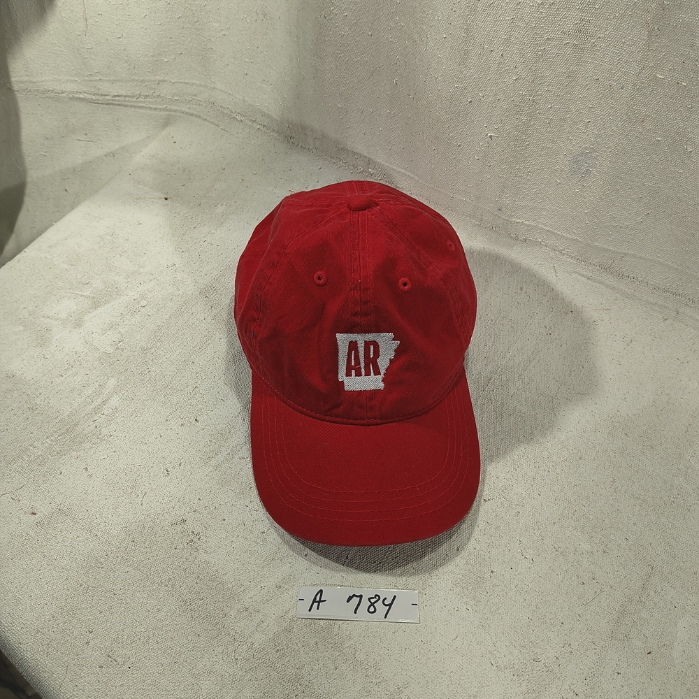 Outdoor Cap Co Men's Red AR Arkansas Logo Adjustable Cap